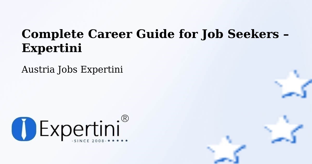 Career Guide for Job Seekers – Ternitz - Ternitz, Austria Jobs Expertini