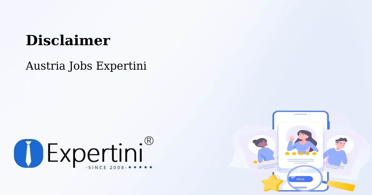 Disclaimer – Ternitz - Austria Jobs Expertini