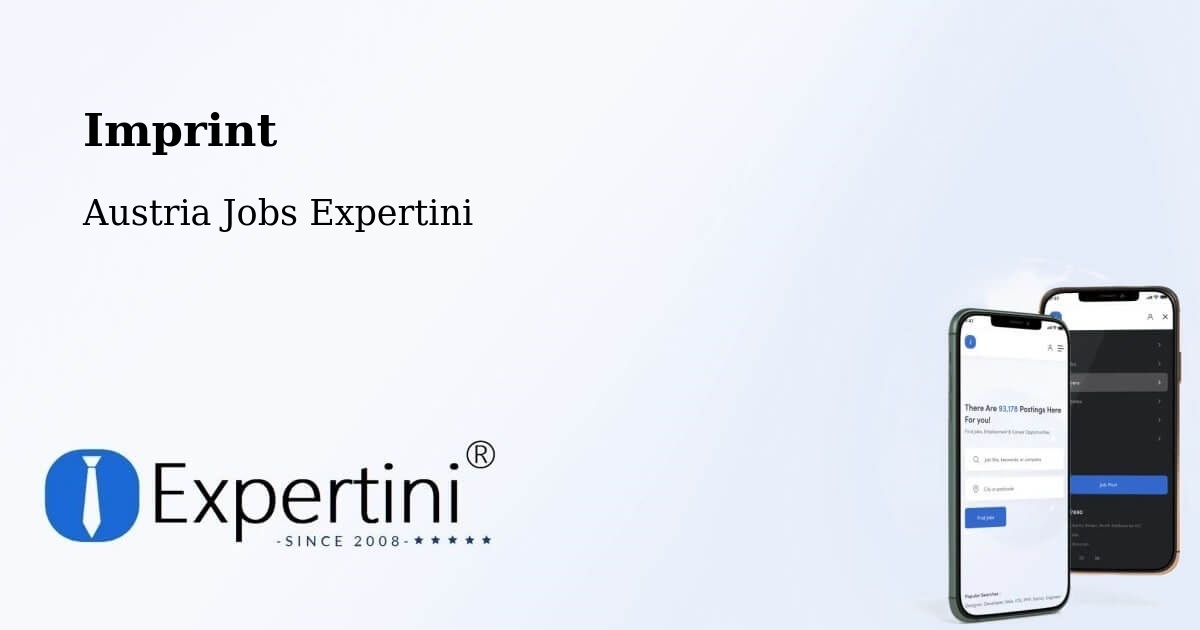 Imprint – Ternitz - Austria Jobs Expertini